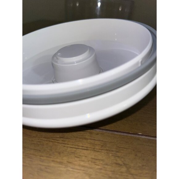 FoodSaver Vacuum Canister KY-123 25 Oz Clear BPA-Free Plastic W/ White Lid Made - Picture 4 of 8